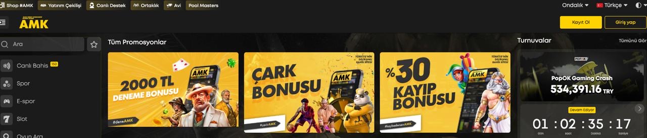Amkbet direkt giriş